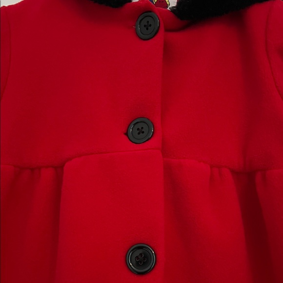 Pete’s Partner A Good Lad Company Vintage Red Kids Coat with Black Dogs Size 5 - Picture 8 of 15